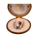 Every brushstroke by hand on the Igloo Santa Polar Bear Limoges box from France