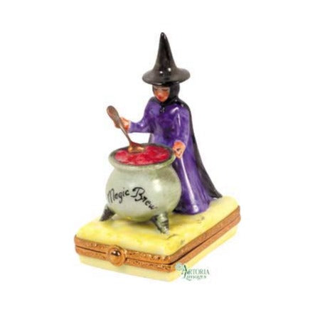 A thoughtful gift for Francophiles: the Witch Brew Halloween Limoges box