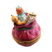 The painter's artistry shows on this Santa Bag Toys for Christmas Limoges box