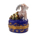 Fine art lovers will admire this Capricorn Zodiac Limoges box