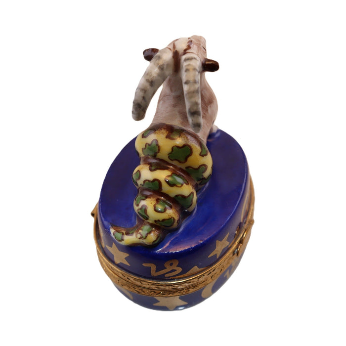 Gift idea for someone who loves France: Capricorn Zodiac Limoges box