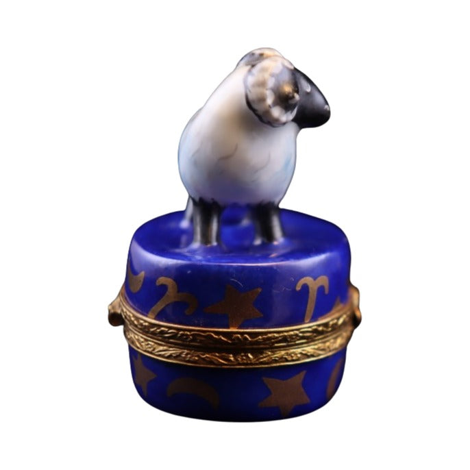 The Aries Zodiac, a Limoges keepsake with true French charm