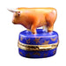 Gift idea for someone who loves France: Taurus Zodiac Limoges box