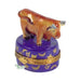 Limoges Boutique presents the Artoria Taurus Zodiac, a genuine Limoges box painted by hand in France