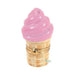 Fine French craftsmanship on the Strawberry Ice Cream Cone Limoges box, painted by hand