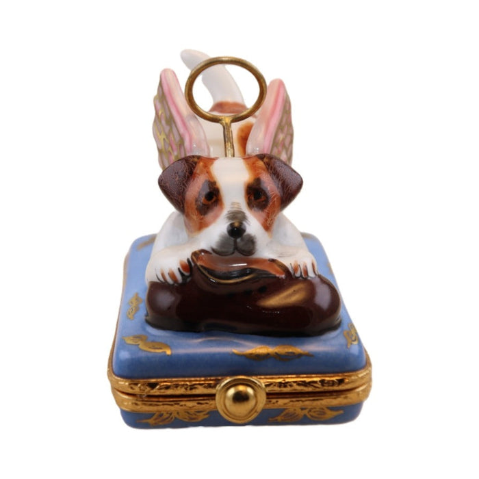 The Angelic Puppy, a Limoges keepsake with true French charm