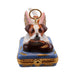 The Angelic Puppy, a Limoges keepsake with true French charm