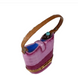 Pink Caribbean Vacation beach bag with suntan lotion, hand-painted Limoges porcelain box by Artoria, view 3