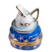 Aquarius zodiac water bearer hand-painted Limoges porcelain box by Artoria