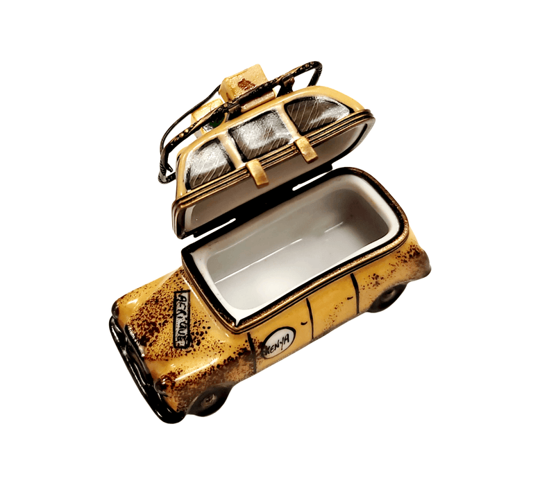 Africa Safari Vehicle for Adventurous Collectors Porcelain Limoges vehicle travel French Trinket Box