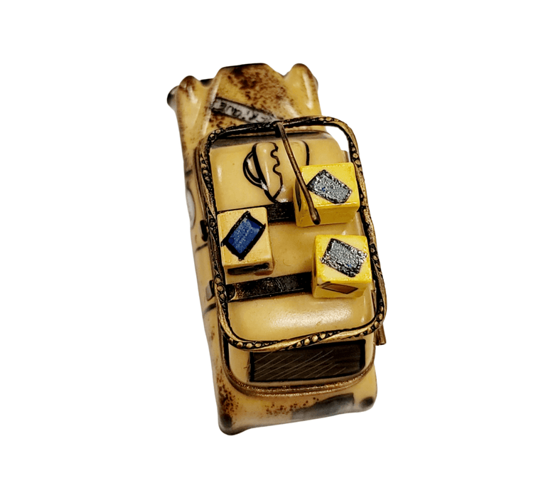 Africa Safari Vehicle for Adventurous Collectors Porcelain Limoges vehicle travel French Trinket Box