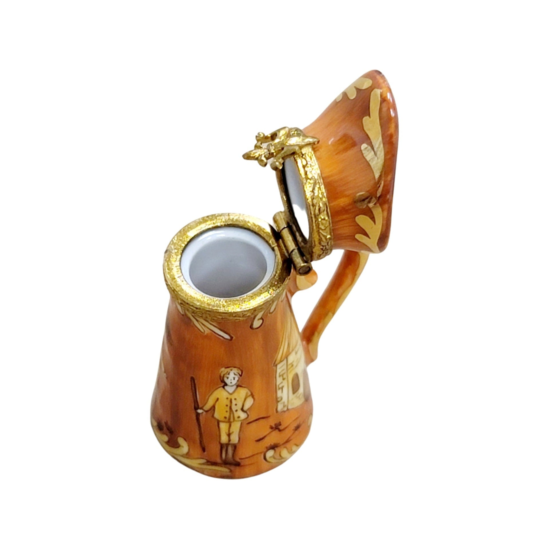 Antique Limoges Pitcher Box Figurine for Collectors