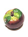 Apple and Bee Limoges Box for Fall Enthusiasts Porcelain Limoges fruit French Trinket Box