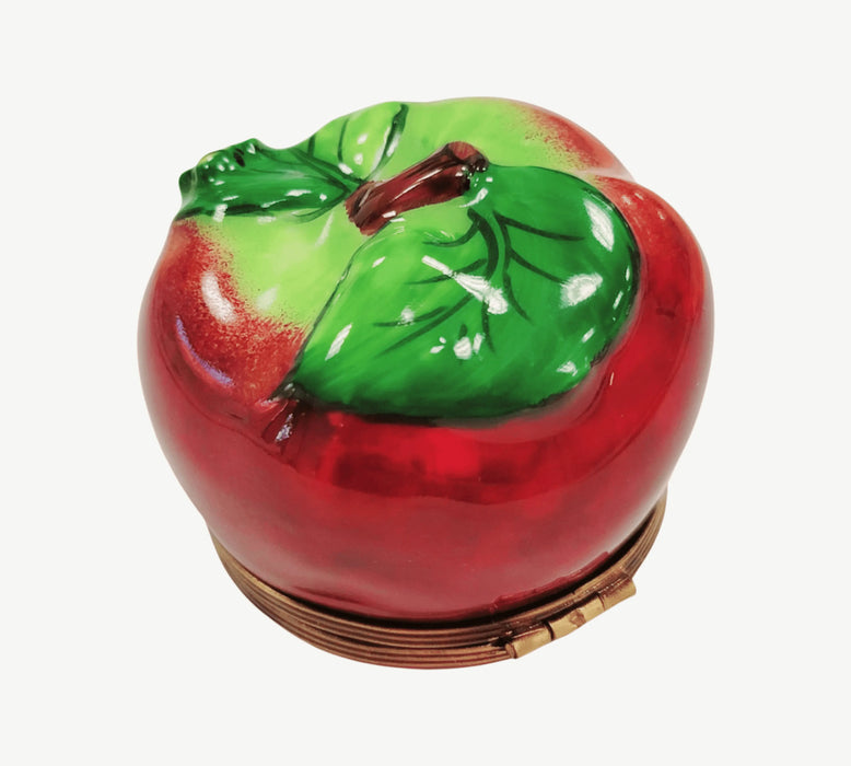 Apple and Bee Limoges Box for Fall Enthusiasts Porcelain Limoges fruit French Trinket Box