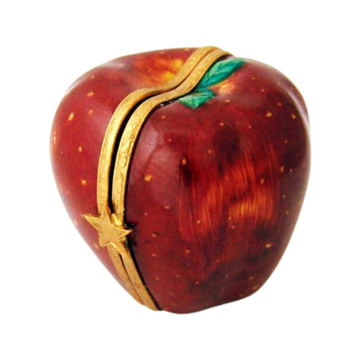 Apple Limoges Box for Collectors Porcelain Limoges Fruit French Trinket Box