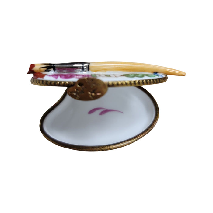 Artist Palette Limoges Box for Art Lovers Porcelain Limoges Fine Art French Trinket Box