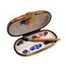 Gift idea for someone who loves France: Artist Paint Palette Watercolors Paint Brush Limoges box