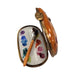 Every brushstroke by hand on the Artist Paint Palette Watercolors Paint Brush Limoges box from France