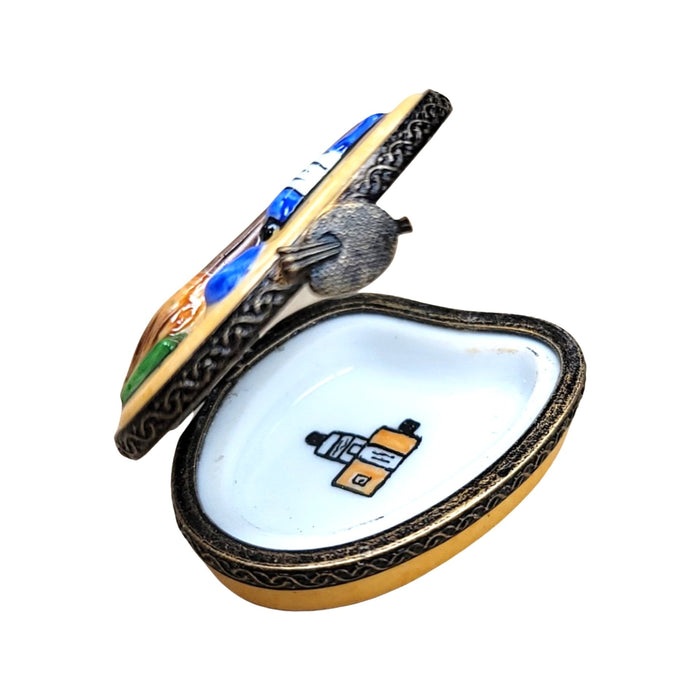 Artistic Palette Limoges Box for Creative Souls Porcelain Limoges Fine Art French Trinket Box