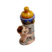 Baby Bottle Limoges Box for New Parents Porcelain Limoges baby figurine maternity French Trinket Box