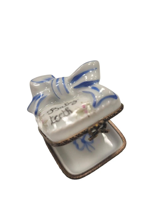 Baby Teeth Keepsake Box for Parents Porcelain Limoges baby special occasion French Trinket Box