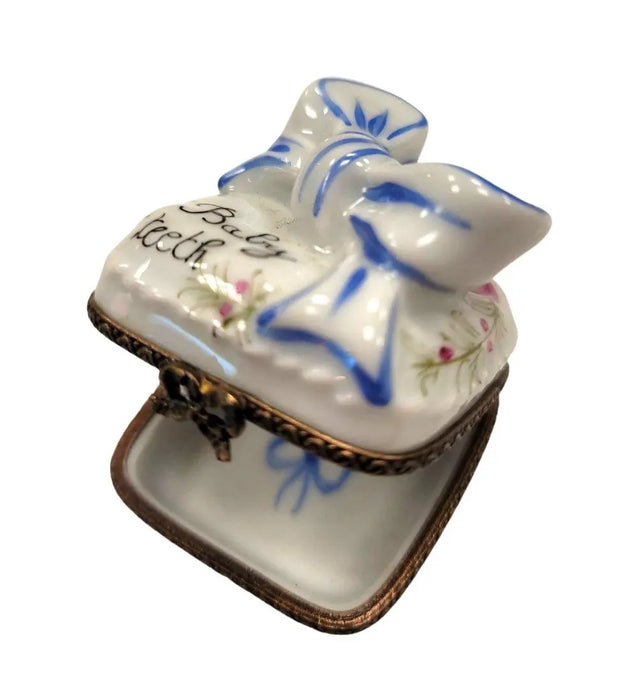 Baby Teeth Keepsake Box for Parents Porcelain Limoges baby special occasion French Trinket Box
