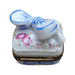 Baby Teeth Keepsake Box for Parents Porcelain Limoges baby special occasion French Trinket Box