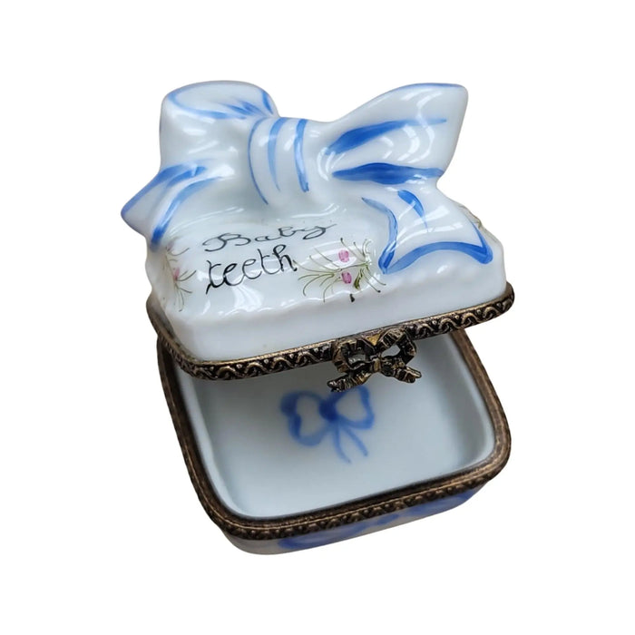 Baby Teeth Keepsake Box for Parents Porcelain Limoges baby special occasion French Trinket Box