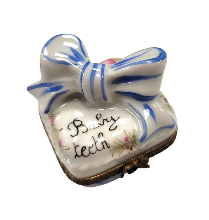 Baby Teeth Keepsake Box for Parents Porcelain Limoges baby special occasion French Trinket Box