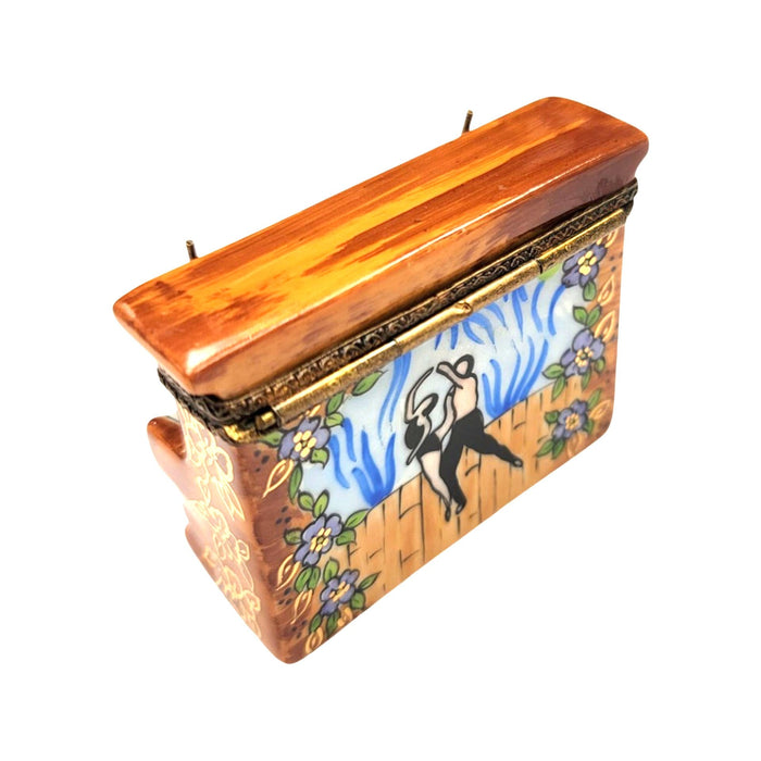 Ballerina Elegance Box for Dance Lovers Porcelain Limoges Music LIMOGES BOXES dance French Trinket Box