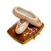 Ballerina Slippers on Wood Floors-art dance-CH8C141