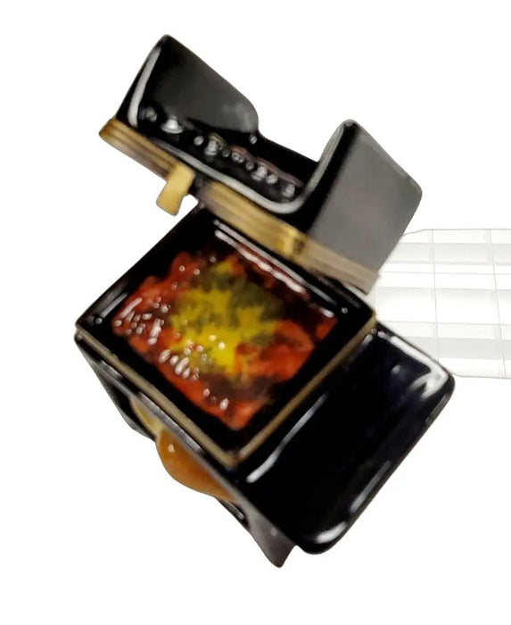 Barbecue Pitt Limoges Box for Grill Lovers Porcelain Limoges Food Home French Trinket Box