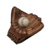 Baseball Glove Figurine for Sports Fans Porcelain Limoges sports French Trinket Box