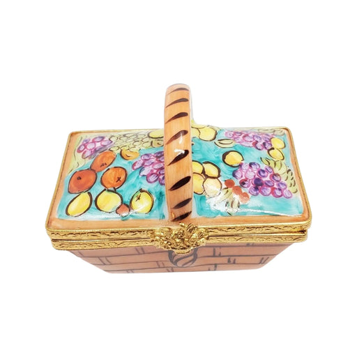 Garden Fruit Basket for Home Décor Porcelain Limoges Fruit Basket French Trinket Box