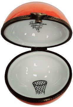 Basketball Limoges Box for Sports Enthusiasts Porcelain Limoges sports French Trinket Box