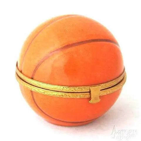 Basketball Limoges Box for Sports Fans Porcelain Limoges Sports French Trinket Box
