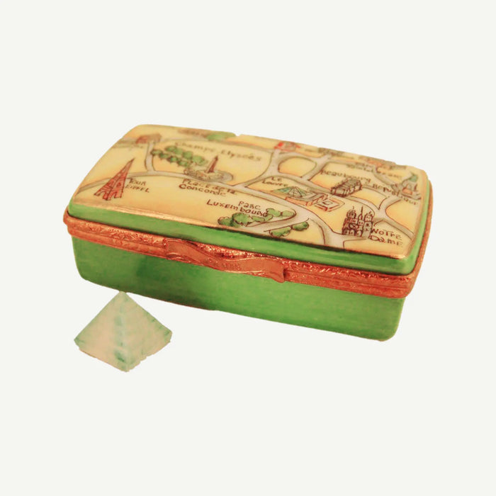 Bateau Mouche Limoges Box for Art Collectors Porcelain Limoges France French Trinket Box