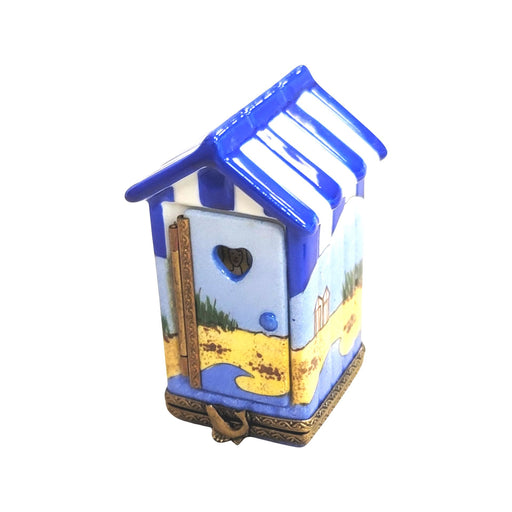 Beach Hut Cabana Delight for Home Decor Porcelain Limoges beach ocean travel French Trinket Box