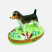 Beagle Dog Limoges Box for Dog Lovers Porcelain Limoges Dog French Trinket Box