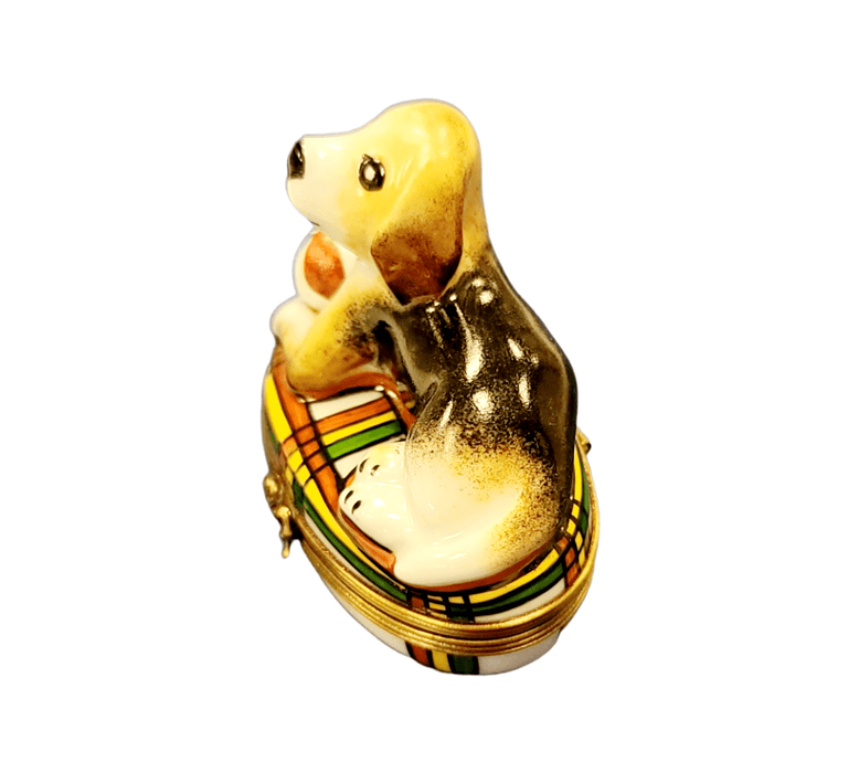 Beagle Dog Limoges Box for Dog Lovers Porcelain Limoges dog beach limoges box French Trinket Box