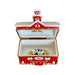 Big Red Barn Limoges Box for Collectors Porcelain Limoges Farm Animals French Trinket Box