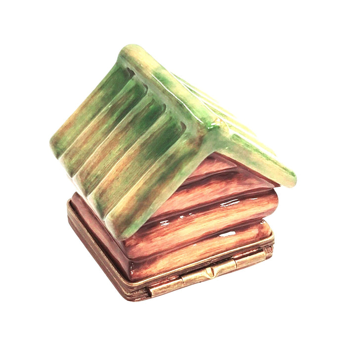 Bird House Trinket Box for Nature Lovers Porcelain Limoges birds garden French Trinket Box