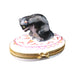 Black Angora Limoges Box for Cat Lovers Porcelain Limoges Cat French Trinket Box