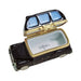 Black Taxi Limoges box painted by hand in Limoges, France, a gift to treasure