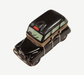 Black Taxi Limoges Box for Urban Collectors Porcelain Limoges vehicle travel French Trinket Box