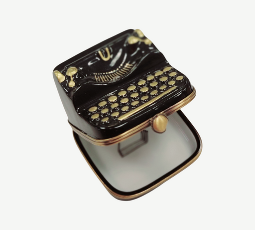 Black Typewriter Limoges Box for Collectors Porcelain Limoges professional Limoges Box French Trinket Box