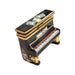 Black Upright Piano Vivaldi Limoges Box Porcelain Figurine-Music LIMOGES BOXES dance-CH7N245