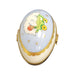 Blue Baby Egg Box for Nursery Decor Porcelain Limoges egg baby French Trinket Box