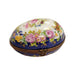 Blue Egg w Flowers-egg LIMOGES BOXES-CH2P270