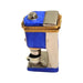 Blue Espresso Machine Figurine for Coffee Lovers Porcelain Limoges beverage French Trinket Box
